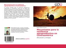 Capa do livro de Mecanismos para la resiliencia agroproductiva en Centroamèrica 