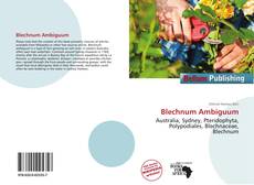 Blechnum Ambiguum kitap kapağı