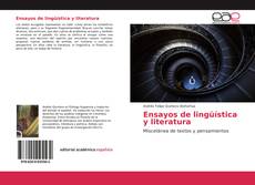 Ensayos de lingüística y literatura的封面