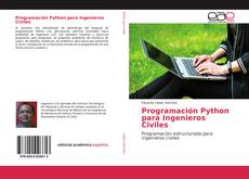 Capa do livro de Programación Python para Ingenieros Civiles 