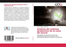 Buchcover von Análisis del sistema productivo de la caña de azucar