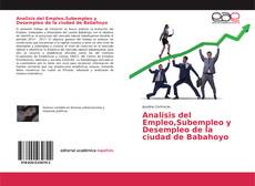 Buchcover von Analisis del Empleo,Subempleo y Desempleo de la ciudad de Babahoyo