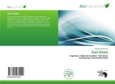 Couverture de Carl Zeiss