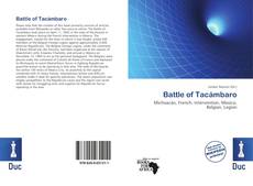 Bookcover of Battle of Tacámbaro