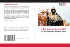Buchcover von ¿Qué pasa en Venezuela?
