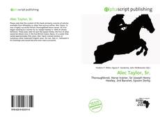 Borítókép a  Alec Taylor, Sr. - hoz