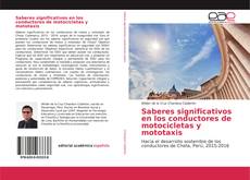 Borítókép a  Saberes significativos en los conductores de motocicletas y mototaxis - hoz
