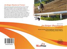 Portada del libro de Jim Bolger (Racehorse Trainer)