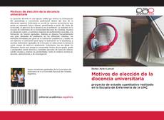 Motivos de elección de la docencia universitaria的封面