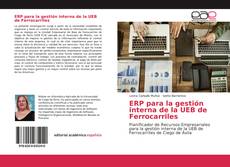 Capa do livro de ERP para la gestión interna de la UEB de Ferrocarriles 