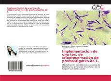 Copertina di Implementacion de una tec. de criopreservacion de promastigotes de L.