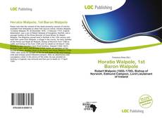 Capa do livro de Horatio Walpole, 1st Baron Walpole 