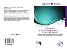 Buchcover von Charles Whitworth, 1st Baron Whitworth