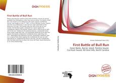Capa do livro de First Battle of Bull Run 