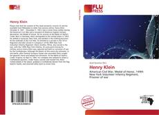 Borítókép a  Henry Klein - hoz
