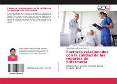 Portada del libro de Factores relacionados con la calidad de los reportes de Enfermería