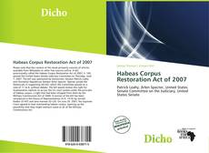 Buchcover von Habeas Corpus Restoration Act of 2007