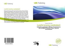 Capa do livro de Lawful enemy combatant 