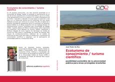 Capa do livro de Ecoturismo de conocimiento / turismo científico 