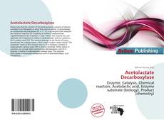 Capa do livro de Acetolactate Decarboxylase 