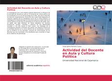 Buchcover von Actividad del Docente en Aula y Cultura Política