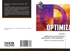Bookcover of Methods for combinatorial optimization -With examples