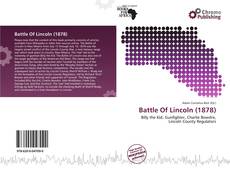 Buchcover von Battle Of Lincoln (1878)