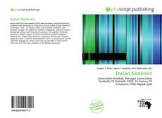 Portada del libro de Dušan Nenković