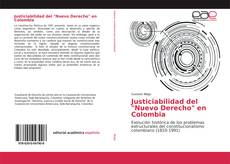 Couverture de Justiciabilidad del "Nuevo Derecho" en Colombia