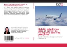 Capa do livro de Boletín estadístico para el control de transporte aéreo de pasajeros 