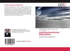 Capa do livro de Institucionalismo Educativo 