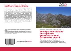 Buchcover von Ecología microbiana de Espeletia grandiflora en el páramo de Ocetá