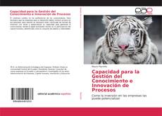 Capa do livro de Capacidad para la Gestión del Conocimiento e Innovación de Procesos 