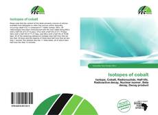 Capa do livro de Isotopes of cobalt 
