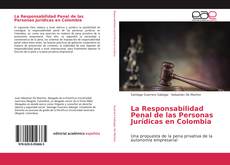 Portada del libro de La Responsabilidad Penal de las Personas Jurídicas en Colombia