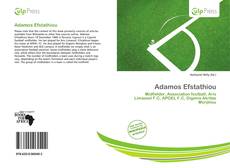 Adamos Efstathiou kitap kapağı