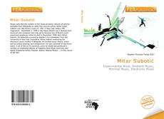 Bookcover of Mitar Subotić