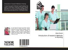 Bookcover of Introduction of research Methods in Nursing