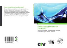 Portada del libro de Gene Lang (American Football)