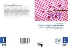 Bookcover of Cryptocarya Glaucescens