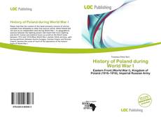 History of Poland during World War I的封面