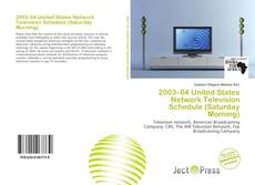 Borítókép a  2003–04 United States Network Television Schedule (Saturday Morning) - hoz