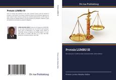 Protais LUMBU III kitap kapağı