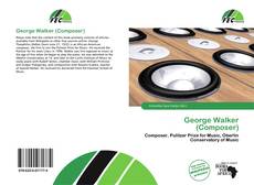 Capa do livro de George Walker (Composer) 
