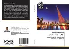 Bookcover of Arbitration in the UAE