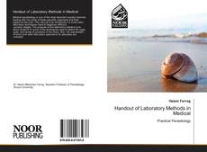 Bookcover of Handout of Laboratory Methods in Medical