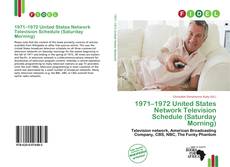 Copertina di 1971–1972 United States Network Television Schedule (Saturday Morning)