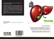 Bookcover of Occurrence of hepatitis C virus in patient with chronic renal failure