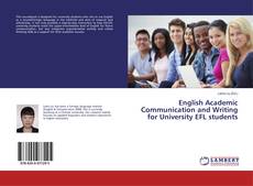 English Academic Communication and Writing for University EFL students的封面