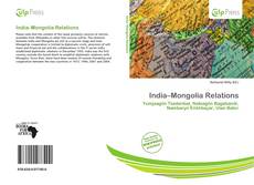Portada del libro de India–Mongolia Relations
